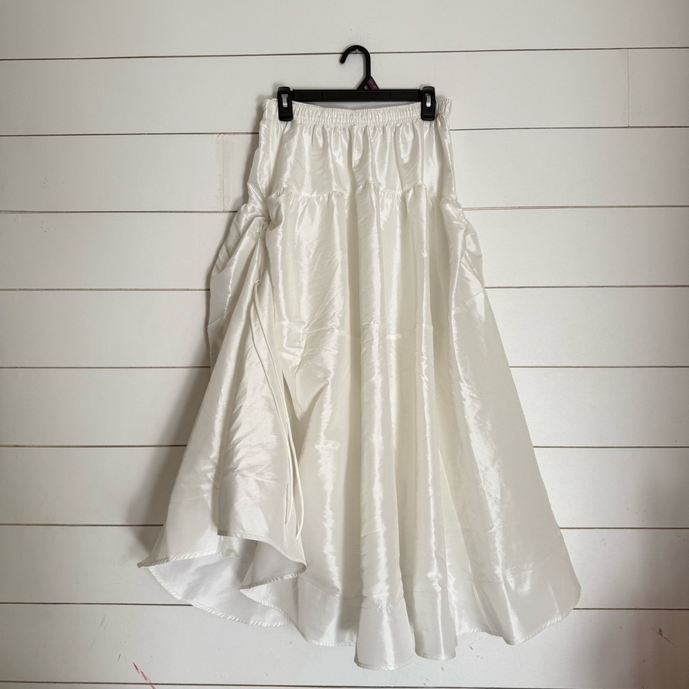 NWOT free people Emery Drop-Waist Midi Skirt - Picture 11 of 12